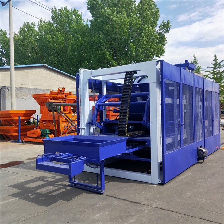 Pavement color brick machine